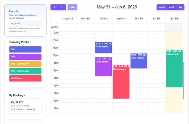 Plan bookings with maintenance visibility in Trails AMS