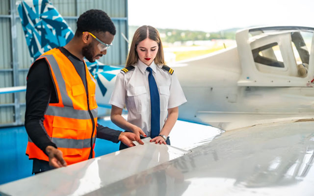 Aircraft operator and maintenance provider reviewing aircraft maintenance requirements in a digital tracking system