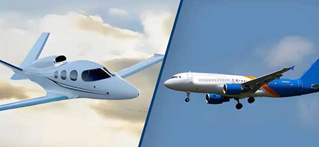 Light aircraft operator comparing maintenance oversight requirements with large commercial air transport operations